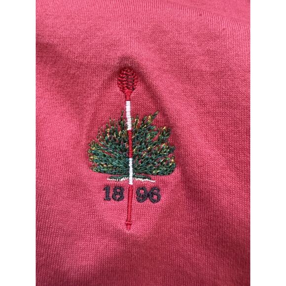 Merion 1896 Golf Club Course Top 100 Peter Millar Men XL Coral Crown Polo Shirt - Picture 4 of 9